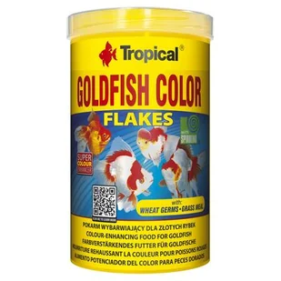 Pokarm dla ryb goldFish Color płatek 1000 ml / 200 g Tropical - Pokarm dla ryb - miniaturka - grafika 1