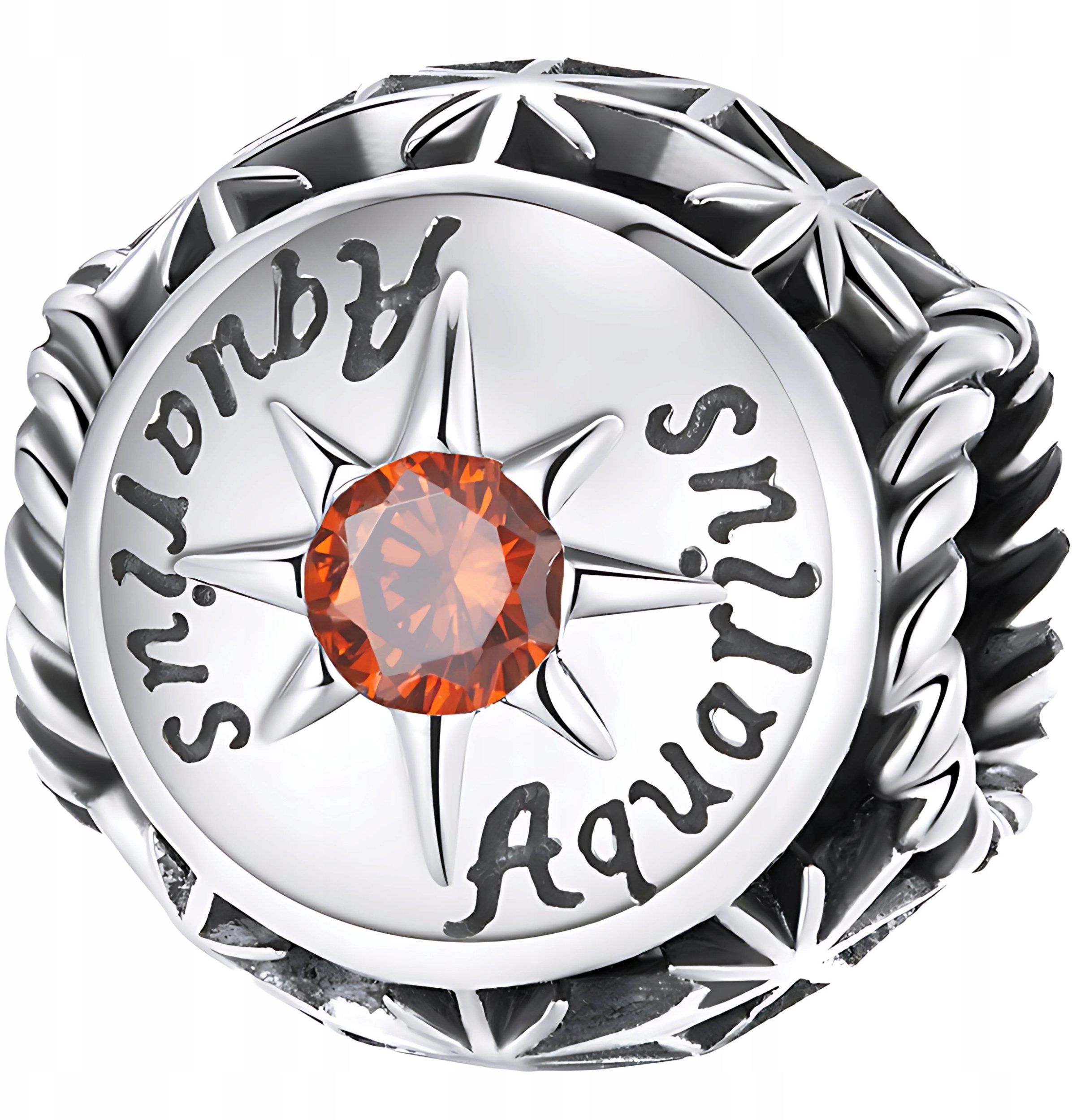Ivybands CHARMS WODNIK ZNAK ZODIAKU koralik srebro pr 925kolorowe cyrkonie beads
