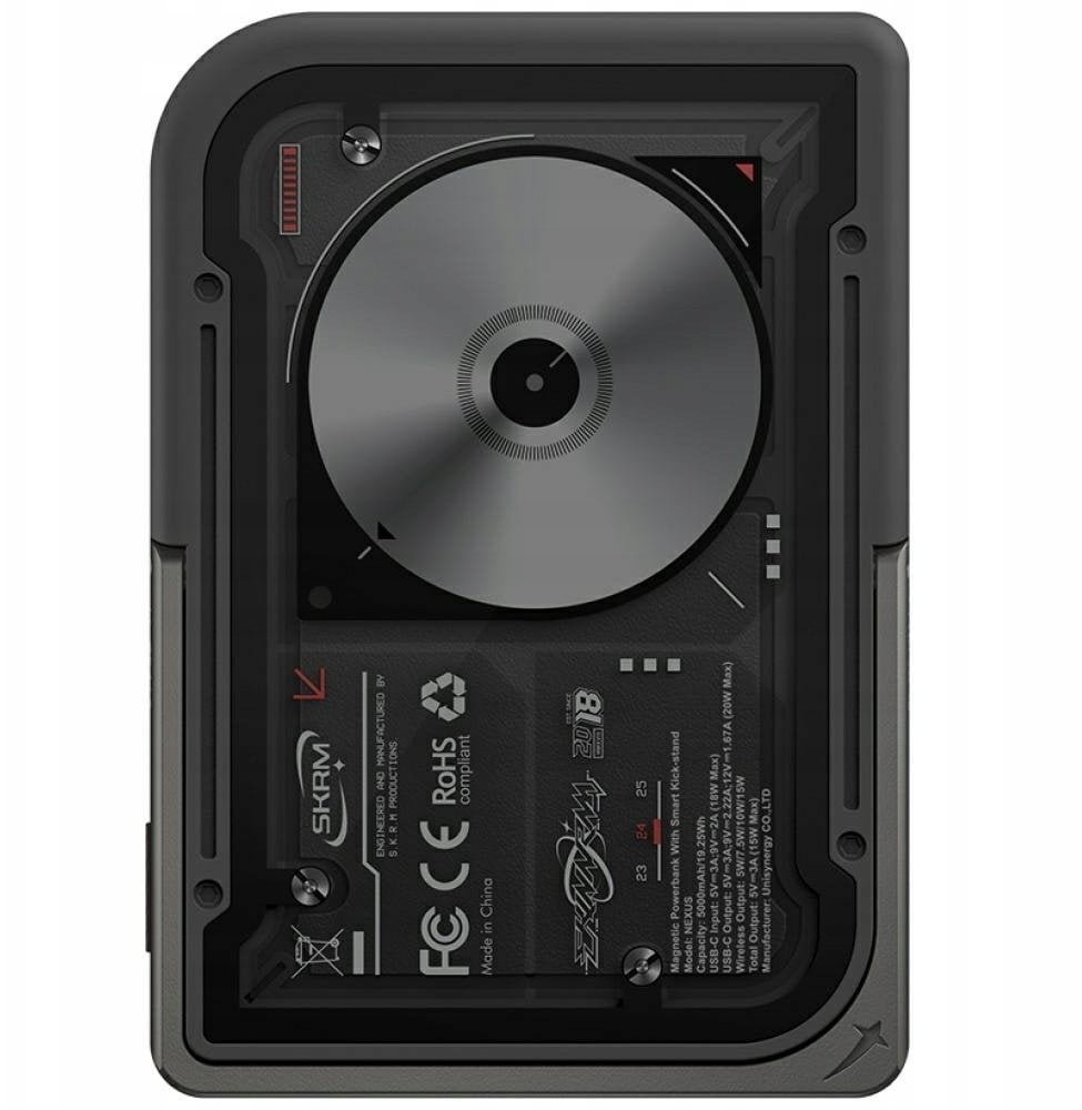 Skinarma Nexus Nova Magnetic Kick-Stand 5000mAh 20W PD USB-C MagSafe czarny