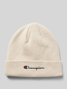 Czapka beanie z wyhaftowanym logo - Czapki męskie - miniaturka - grafika 1