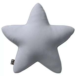 Poduszka Lucky Star, srebrzysty szary, 52x15x52cm, Posh Velvet - Poduszki dekoracyjne - miniaturka - grafika 1
