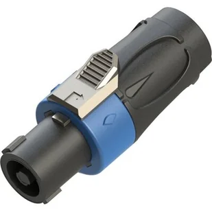 Wtyk głośnikowy złącze Speakon RS4F-N niebieski Roxtone - Kable - miniaturka - grafika 1