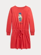 Sukienki i spódniczki dla dziewczynek - Polo Ralph Lauren Sukienka codzienna 312909702001 Czerwony Regular Fit - miniaturka - grafika 1