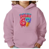 Bluzy dla dziewczynek - BLUZA DZIECIĘCA 67 SIX SEVEN VIRAL 122-128 CHŁOPIĘCA DZIEWCZĘCA PREZENT - miniaturka - grafika 1