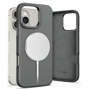 Etui TECH-PROTECT Silicone Pure MagSafe do Apple iPhone 16 Pro Max Grafitowy - Etui i futerały do telefonów - miniaturka - grafika 1