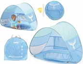 Maty edukacyjne - Namiot plażowy przenośny brodzik basenik do zabawy dla dzieci UV50 LUDI - miniaturka - grafika 1