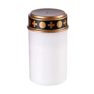 Lampiony i znicze - Znicz elektryczny z timerem biały - miniaturka - grafika 1