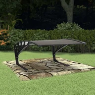 Akcesoria do urządzeń ogrodniczych - vidaXL Daszek do automatycznej kosiarki 77x103x46 cm czarny 45638 - miniaturka - grafika 1