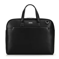 Torebki damskie - Męska torba z kieszenią na laptopa 15’’ czarna - miniaturka - grafika 1