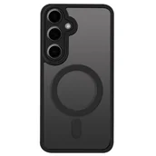 Etui i futerały do telefonów - Etui TECTO SHIELD Satin Matt Mag do Samsung Galaxy S24 Plus Czarny - miniaturka - grafika 1