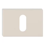 Szyldy i rozety - Rozeta podklamkowa pod klucz Enzo nikiel satyna Metal-Bud - miniaturka - grafika 1