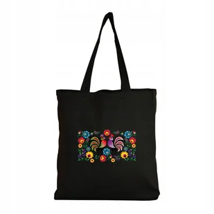 Torba Na Ramię EKO bawełniana Kwiaty Ozdobne KGW - Torby i wózki na zakupy - miniaturka - grafika 1