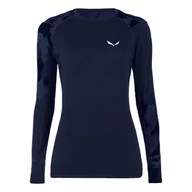 Pozostała odzież narciarska - SALEWA LONGSLEEVE CRISTALLO WARM 00-0000028206_3960 r XL - miniaturka - grafika 1