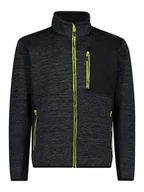 Kurtki i kamizelki sportowe męskie - CMP Kurtka funkcyjna w kolorze antracytowo-czarno-limonkowym - miniaturka - grafika 1