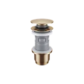 Korki do umywalek - Excellent Korek klik-klak umywalkowo-bidetowy, miedziany szczotkowany - miniaturka - grafika 1