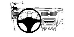 ProClip do Volkswagen Polo 10-14 - Uchwyty samochodowe do telefonów - miniaturka - grafika 1