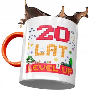Kubek Pomarańczowy na Urodziny 20 20ste 20-ste z Nadrukiem ze Zdjęciem + Opakowanie na prezent (wzór 03) - Kubki Kubek Pomarańczowy na Urodziny 20 20ste 20-ste z Nadrukiem ze Zdjęciem + Opakowanie na prezent (wzór 03) - Kubki - miniaturka - grafika 1