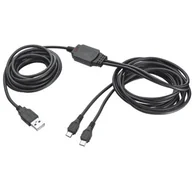 Akcesoria do Playstation - Trust GXT 222 Duo Charge & Play Kabel Dla PS4 Czarny 20165 - miniaturka - grafika 1