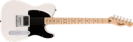 Gitary elektryczne - Squier Sonic Esquire H Maple Fingerboard Black Pickguard Arctic White - miniaturka - grafika 1