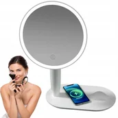 Lusterka do makijażu - Lusterko Do Makijażu Lustro Kosmetyczne Stojące Podświetlane Z Podstawą - miniaturka - grafika 1