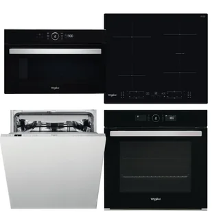 Zestaw AGD do zabudowy Whirlpool Piekarnik AKZ96230N + Płyta indukcyjna WBB8360NE + Zmywarka WIS7020PEF + Kuchenka mikrofalowa AMW730NB - Zestawy AGD - miniaturka - grafika 1