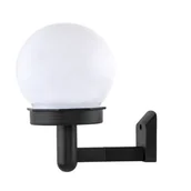 Lampy ogrodowe - Lampa solarna ścienna 14 cm czarna - miniaturka - grafika 1