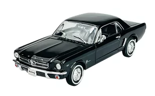 WELLY 1964 1/2 FORD MUSTANG COUPE CZARNY 1:24 SAMOCHÓD NOWY METALOWY MODEL - Samochody i pojazdy dla dzieci - miniaturka - grafika 1