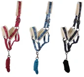 Kantary dla koni - Kantar z futerkiem + uwiąz - QHP - miniaturka - grafika 1