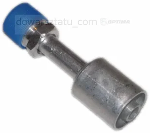 OPTIMA Złącze męskie o-ring 180 stopni aluminium z tuleją nr 12 17/16"-14 M00-212 - Serwis klimatyzacji - miniaturka - grafika 1