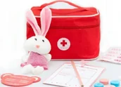 Zabawy w naśladowanie dorosłych - Apteczka z akcesoriami dla małego lekarza Bezpieczne zakupy! Szybka wysyłka! oryginalne, zaplombowane pudełko! - miniaturka - grafika 1
