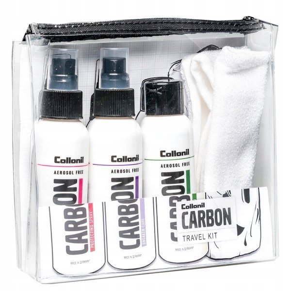 Zestaw do pielęgnacji butów Sneakersów Podróżny Carbon Travel Kit Collonil