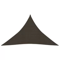 Parasole ogrodowe - VidaXL Żagiel przeciwsłoneczny, 160 g/m, brązowy, 2,5x2,5x3,5 m, HDPE 311801 VidaXL - miniaturka - grafika 1