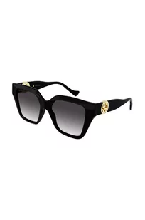 Gucci okulary przeciwsłoneczne damskie kolor czarny - Okulary przeciwsłoneczne - miniaturka - grafika 1