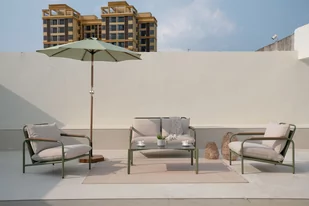 Meble ogrodowe aluminiowe Como Grey / Grey - Meble ogrodowe - miniaturka - grafika 3