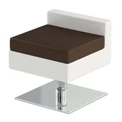 Meble kosmetyczne - GINZA Puf jednoosobowy do poczekalni Rodzaj obicia: Skaj Exclusive - miniaturka - grafika 1