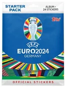 Czasopisma - Euro 2024 Match Attax Topps Naklejki Zestaw Startowy - miniaturka - grafika 1