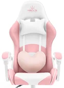 Fotele gamingowe - Fotel Gamingowy Hell's Chair Rainbow Pink- White Różowy - miniaturka - grafika 1