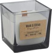 Świece - Świeca Zapachowa W Szkle Bispol 30H Piżmo - Cytrus - miniaturka - grafika 1