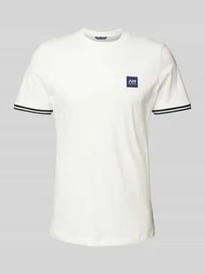 T-shirt z naszywką z logo - Koszulki męskie - miniaturka - grafika 1