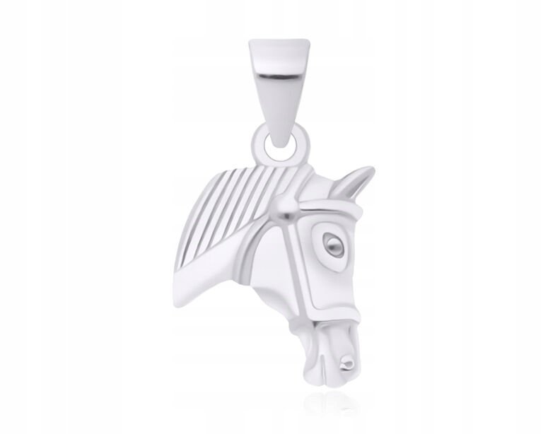 Zawieszka Srebrna Głowa Konia Wisiorek Koń pr. 925