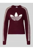 Swetry damskie - Sweter z dzianiny z logo - adidas Originals - miniaturka - grafika 1
