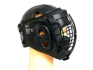 Masters FIGHT EQUIPMENT Kask bokserski z kratką, KSS-K, rozmiar M - Kaski bokserskie i maski - miniaturka - grafika 1