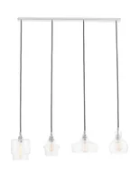 Lampy sufitowe - Kaspa Lampa wisząca Longis chrom 4 klosze 10523409 - miniaturka - grafika 1