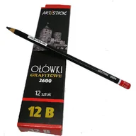 Kredki, ołówki, pastele i pisaki - Lemi Ołówek grafitowy 2600 12B 1szt LEMI-12B - miniaturka - grafika 1