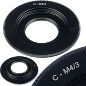 Tulejki, adaptery, redukcje do aparatów - Rosfix ADAPTER C-MOUNT - MICRO 4/3 C M4/3 MOCOWANIE APARATU OLYMPUS DO OBIEKTYWU - miniaturka - grafika 1