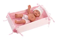 Lalki dla dziewczynek - Lalka 26300 bobas z łóżeczkiem 26cm - miniaturka - grafika 1