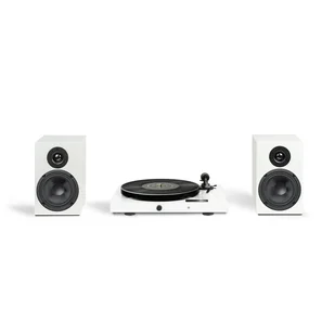 Pro-Ject Juke Box E1 Hi-Fi Set zestaw stereo (biały) - Gramofony - miniaturka - grafika 1