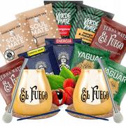 Yerba Mate - Zestaw Yerba Mate Startowy Dla Dwojga 10x50g 500g - miniaturka - grafika 1