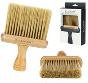 Pozostałe akcesoria fryzjerskie - Poniks Drewniana Karkówka Fryzjerska Pędzel Barberski Do Wymiatania Włosów - miniaturka - grafika 1