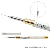 Akcesoria do paznokci - Reney, Pro Striper, pędzelek do zdobień AN0A, 0,3x9 mm - miniaturka - grafika 1